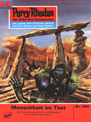 cover image of Perry Rhodan 551